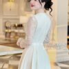 Váy Thiết Kế MDU4463 – Dáng Váy Dài Màu Trắng Nhẹ Nhàng Chiết Eo Tinh Tế 12 vay thiet ke mdu4463 3 Mdu Fashion