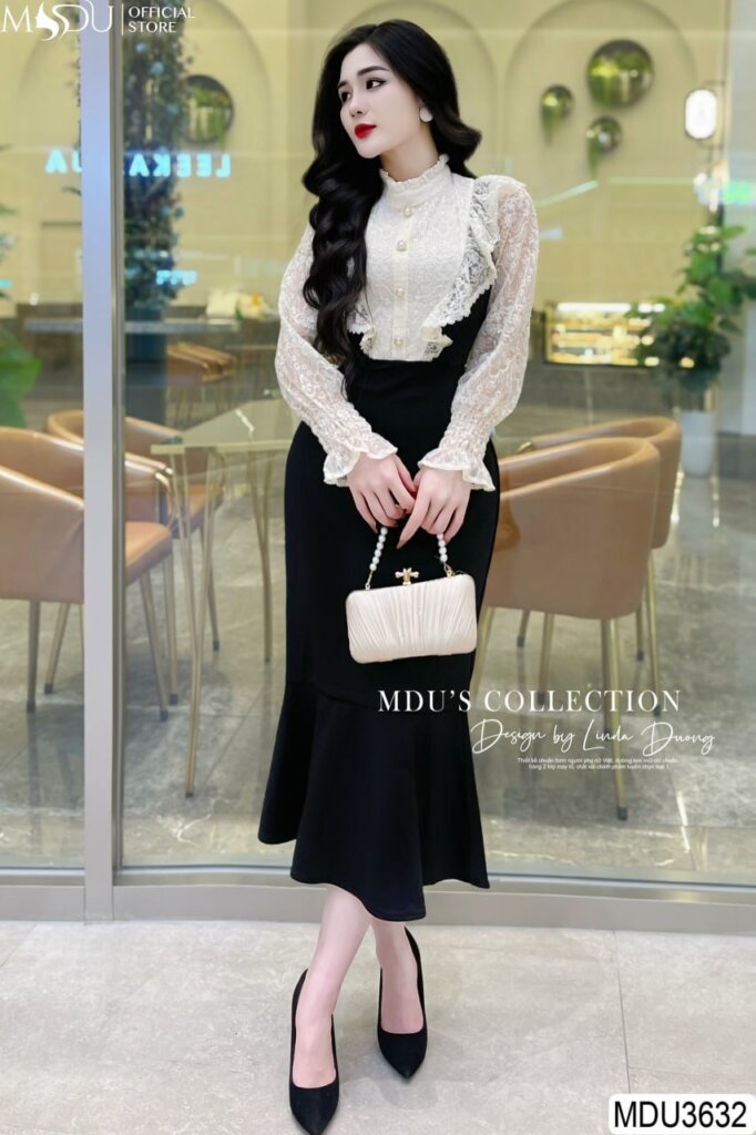 Top 10+ Mẫu Đầm Body Sexy Từ Mdu Fashion 8 Đầm body tay dài tay dáng đuôi cá