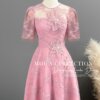 Váy Thiết Kế MDU4451 – Màu Hồng Nhẹ Nhàng Phối Cùng Họa Tiệt Dệt Nổi Trên Váy 15 vay thiet ke mdu4451 7 Mdu Fashion