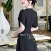 Váy Thiết Kế MDU4479 – Cổ Chữ V Kết Hợp Với Màu Đen Cuốn Hút Cùng Điểm Nhấn Đính Hoa Tinh Tế Trên Váy 12 vay thiet ke mdu4479 6 Mdu Fashion