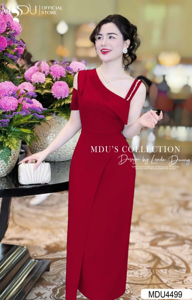 9 Đầm Dự Tiệc Màu Đỏ Sang Trọng Giúp Bạn Nổi Bật Mọi Sự Kiện 16 Xu Hướng Đầm Dự Tiệc Màu Đỏ 2025