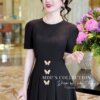 Váy Thiết Kế MDU4473 Màu Đen Quyến Rũ Ghim Gài Bướm Nổi Bật 11 vay thiet ke mdu4473 3 Mdu Fashion