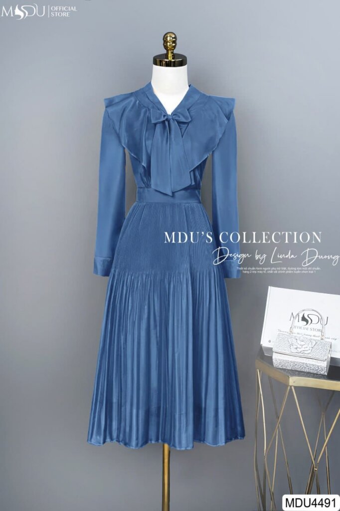 Diện Váy Dự Tiệc Màu Xanh – Nàng Hóa Quý Cô Thanh Lịch 9 Chất Liệu – “Linh Hồn” Của Chiếc Váy Dự Tiệc Màu Xanh