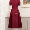 Váy Thiết Kế MDU4679 Màu Đỏ Đô Quyến Rũ Cùng Dáng Váy Xòe Thướt Tha 14 vay thiet ke mdu4679 7 Mdu Fashion