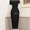 Váy Thiết Kế MDU4681 Ôm Body Xếp Ly Eo, Đính Hoa Tinh Tế Tạo Điểm Nhấn 14 vay thiet ke mdu4681 7 Mdu Fashion