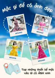 Trang Xanh Hien Dai Don Gian Du Lich Mua He Poster 2 1 Mdu Fashion