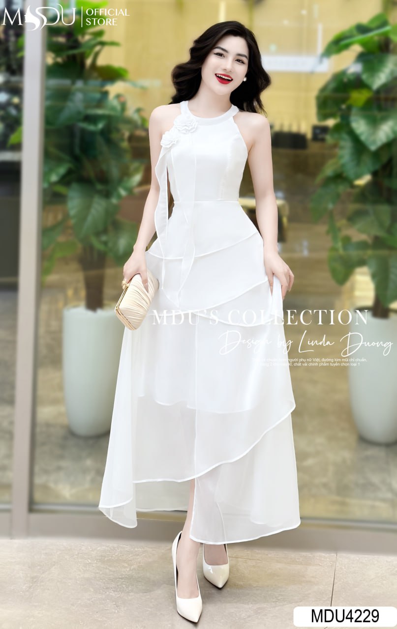 Đầm Maxi Trắng Đi Biển Duyên Dáng Bên Sóng Biển Tinh Khôi 14 Đầm Maxi Trắng Đi Biển - Hành Trang Cho Mọi Chuyến Đi