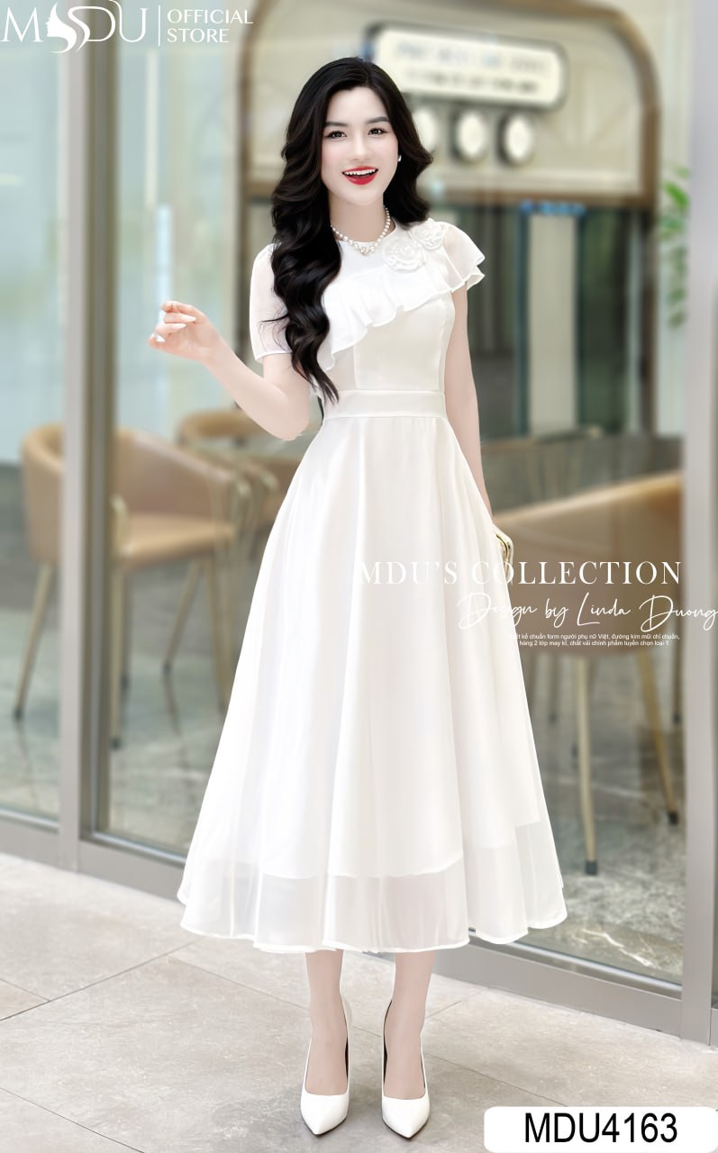 Đầm Maxi Trắng Đi Biển Duyên Dáng Bên Sóng Biển Tinh Khôi 9 Kiểu Dáng Đầm Maxi Trắng Đi Biển - Đầm Dáng Xuông