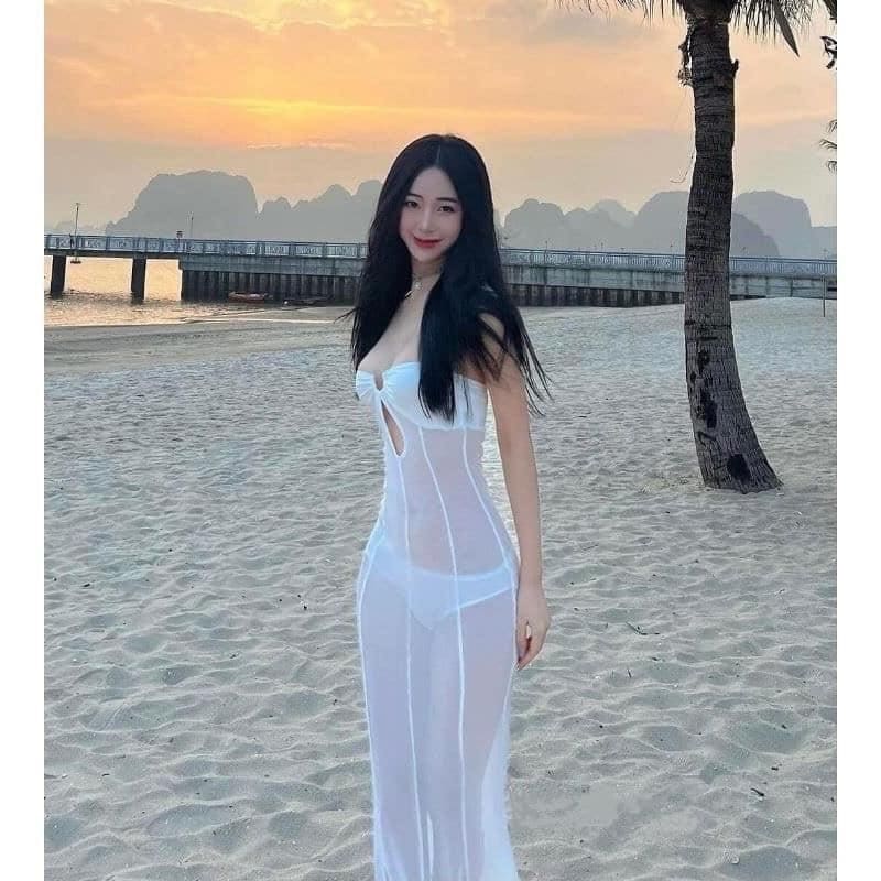 Style Đi Biển Của Hot Girl – Nghệ Thuật Phối Đồ Bên Biển Cả 9 Top 8+ OutFit Mà Hot Girl Hay Diện - Đầm Xuyên Thấu