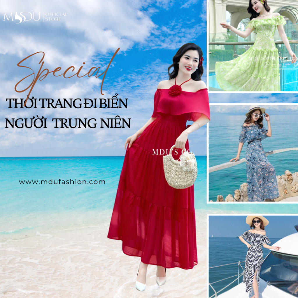 Bí Kíp Trẻ Hơn Tuổi Với 7+ Thời Trang Trung Niên Đi Biển 1 thoi trang di bien nguoi trung nien Mdu Fashion
