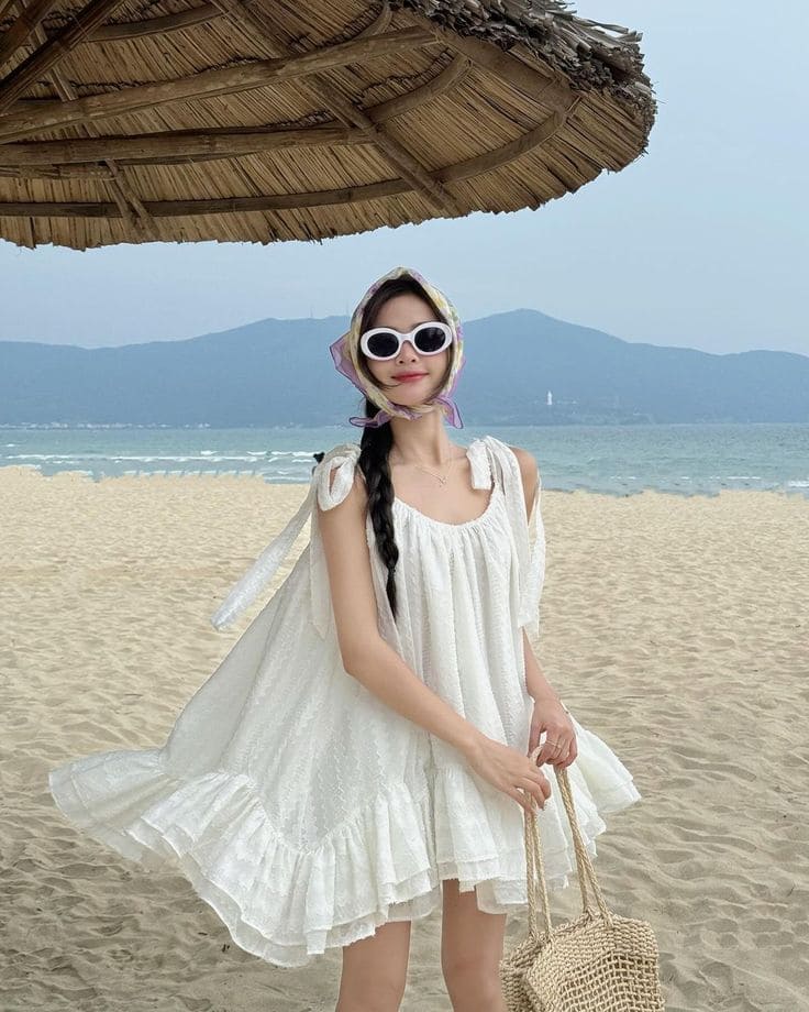 Váy Đi Biển Cho Người Béo, Hành Trình Tự Tin Của Một Cô Nàng Tròn Trịa 8 Những Kiểu Váy Đi Biển Đã “Cứu” Mình Trên Bãi Cát - Váy Babydoll