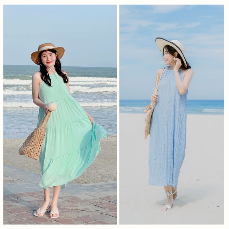 Top 7 Mẫu Váy Đi Biển Đẹp Chất Ngất, Nàng Mặc Là “Hút Mắt” 14 Kết Hợp Với Giày Dép Phù Hợp