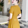 Váy Thiết Kế MDU4701 Màu Vàng Nổi Bật Phối Cùng Cổ Cách Điệu 12 vay thiet ke 4 Mdu Fashion