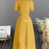 Váy Thiết Kế MDU4701 Màu Vàng Nổi Bật Phối Cùng Cổ Cách Điệu 14 vay thiet ke 7 Mdu Fashion