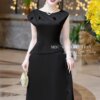Váy Thiết Kế MDU4760 Đầm Peplum Tôn Eo Dáng Xòe Nhẹ Nổi Bật 9 vay thiet ke mdu4760.1 Copy 2 Mdu Fashion