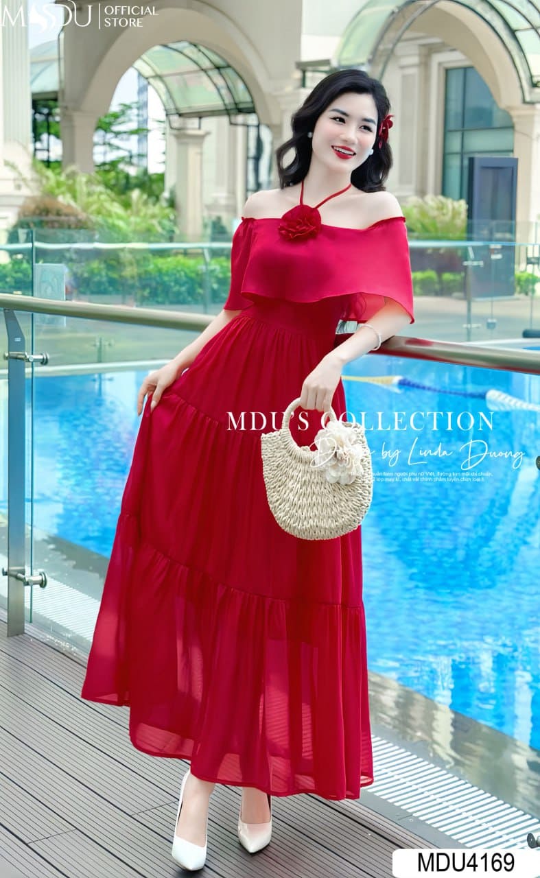Hướng Dẫn Cách Chọn Đầm Maxi Trễ Vai Đi Biển Đẹp, Chuẩn Form Dáng 18 Màu Sắc Và Họa Tiết Đẹp Mê Hồn - Màu Sắc Nổi Bật