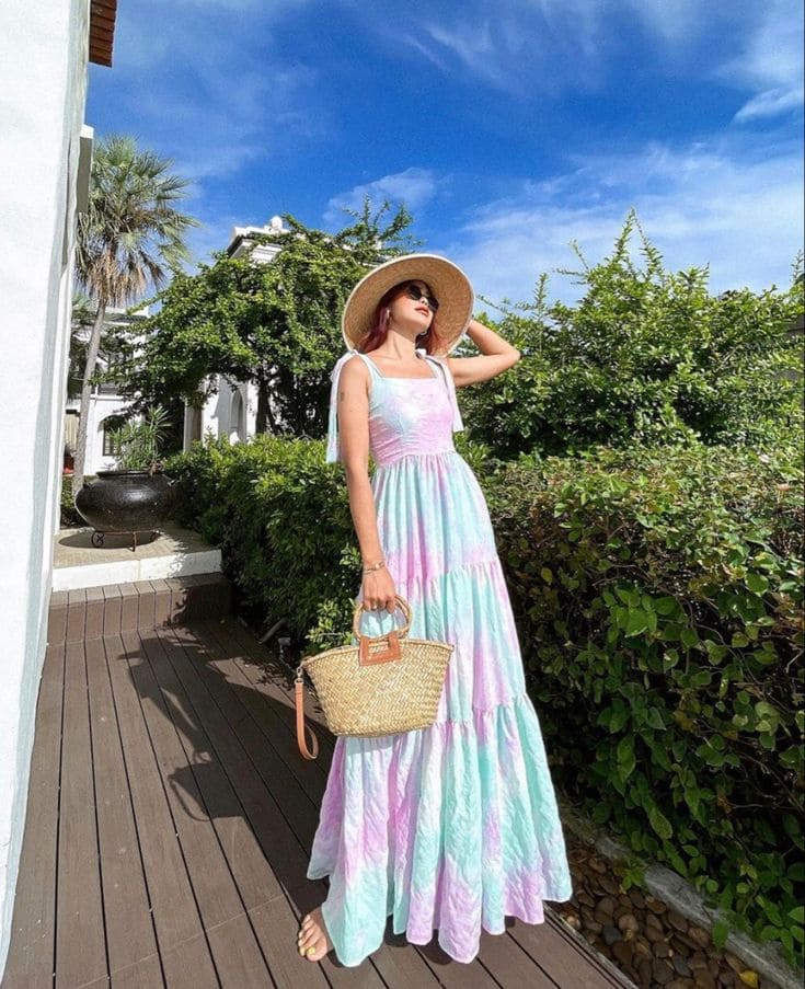 Chọn Đầm Maxi Đi Biển Cao Cấp Như Thế Nào Để Hợp Dáng, Đẹp Hết Ý? 17 Phối Đồ Với Đầm Maxi Đi Biển Cao Cấp Để Nổi Bật Hơn