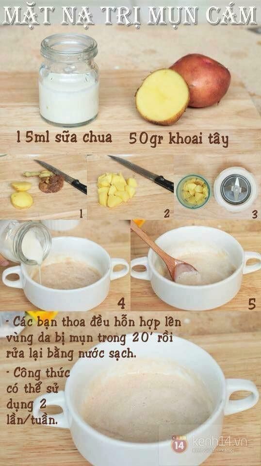 Da Mịn Màng Dưới Ánh Nắng Với 10 Loại Mặt Nạ Dưỡng Da Đi Biển 21 Công Thức Mặt Nạ Dưỡng Da Đi Biển Đơn Giản Mà Hiệu Quả - Khoai Tây Và Sữa Chua
