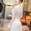 Váy Thiết Kế MDU4809 Trắng Kem Ren Thêu Dáng Ôm Tôn Dáng 10 photo 2025 04 13 11 41 18 Mdu Fashion