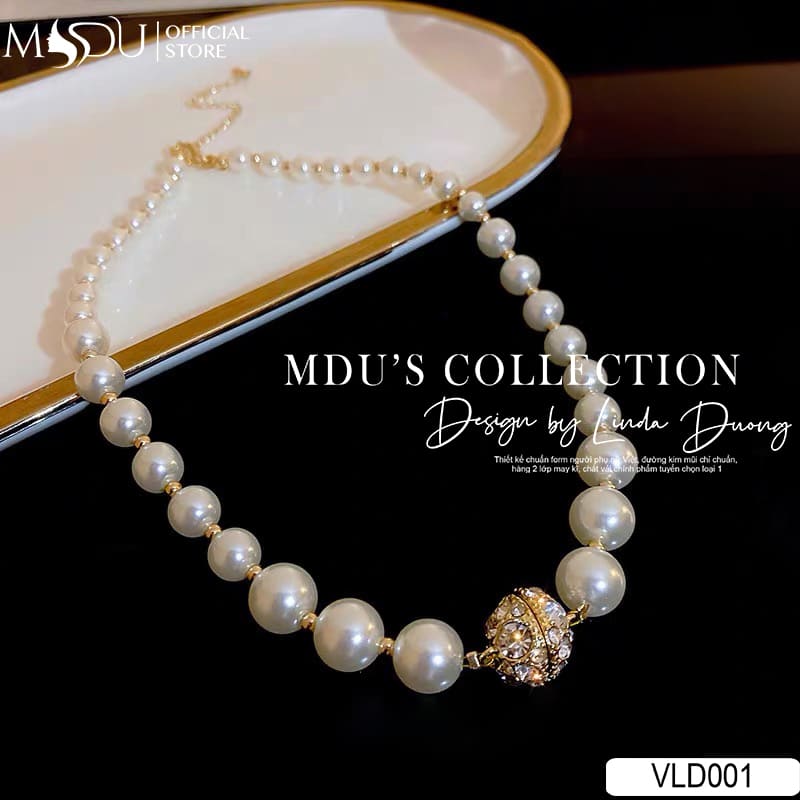 VLD001 - Vòng Ngọc Trai Thanh Lịch 20 Vòng Cổ Ngọc Trai VLD001
