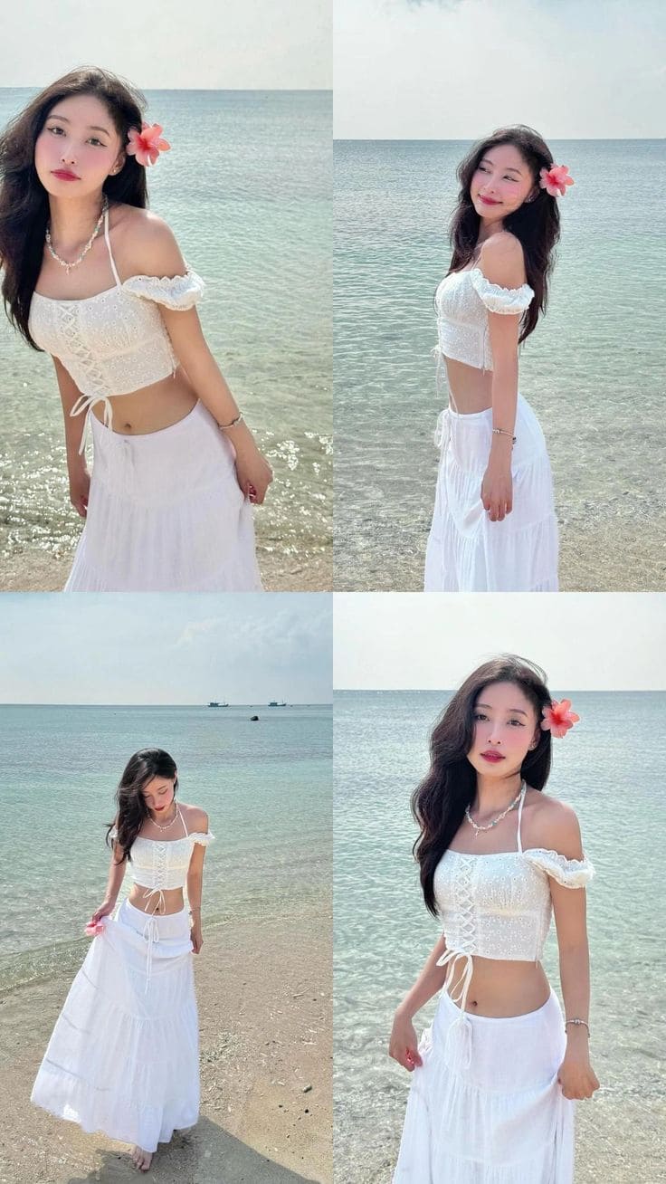 Thời Trang Đi Biển Nữ: Biến Kỳ Nghỉ Thành Fashion Show 7 Thời trang đi biển nữ cho nàng nhỏ nhắn