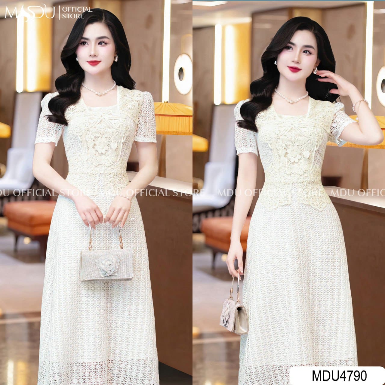 Trang Phục Đi Biển Cho Người Lùn 10 Set Đồ Hack Style Siêu Xinh 8 Các kiểu trang phục đi biển cho người lùn đáng thử - Đầm dáng A và xòe Che khuyết điểm hoàn hảo