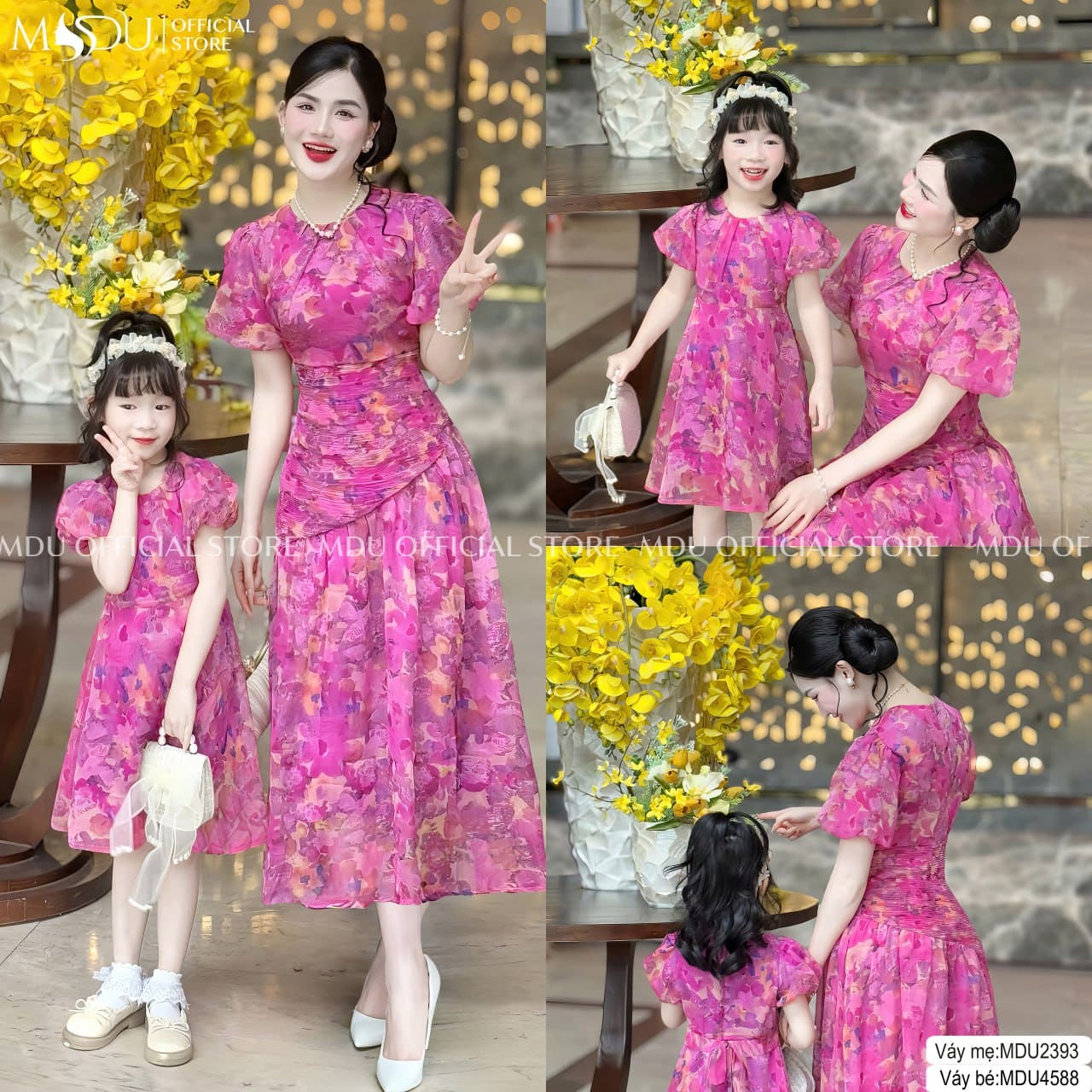 Tỏa Sáng Với Váy Đôi Đi Biển Cho Mẹ Và Bé Trong Mọi Bức Ảnh 9 Màu Sắc Và Họa Tiết - Tô Điểm Cho Váy Đôi Đi Biển -