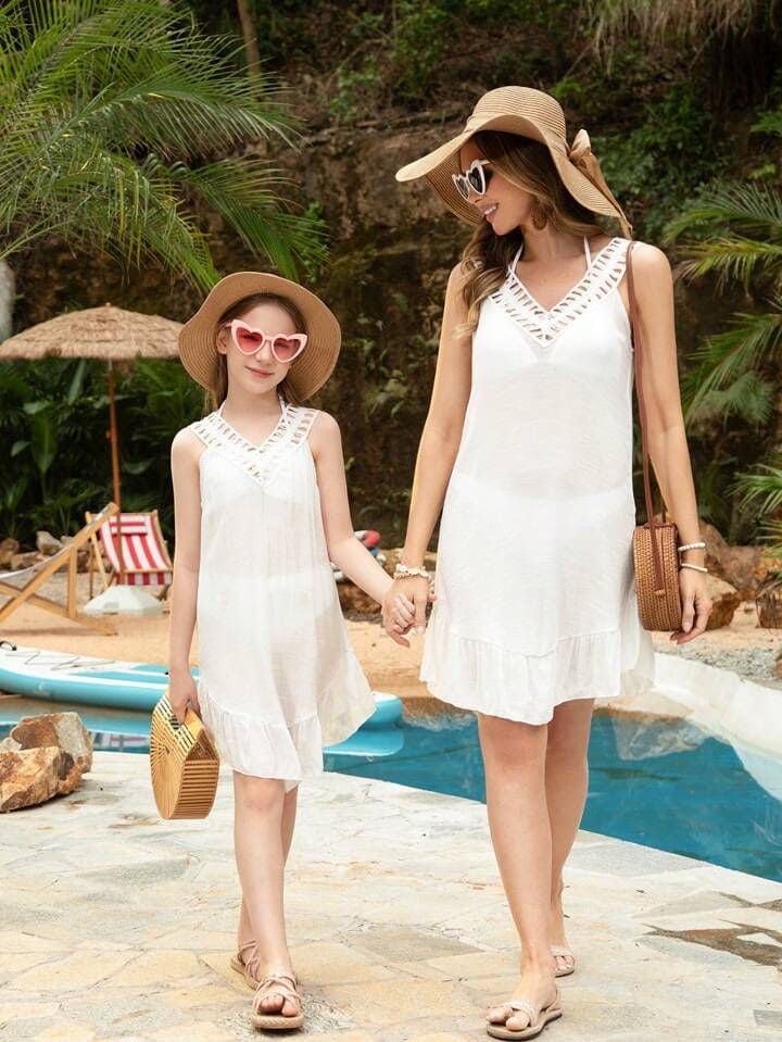Tỏa Sáng Với Váy Đôi Đi Biển Cho Mẹ Và Bé Trong Mọi Bức Ảnh 10 Màu Sắc Và Họa Tiết - Tô Điểm Cho Váy Đôi Đi Biển -