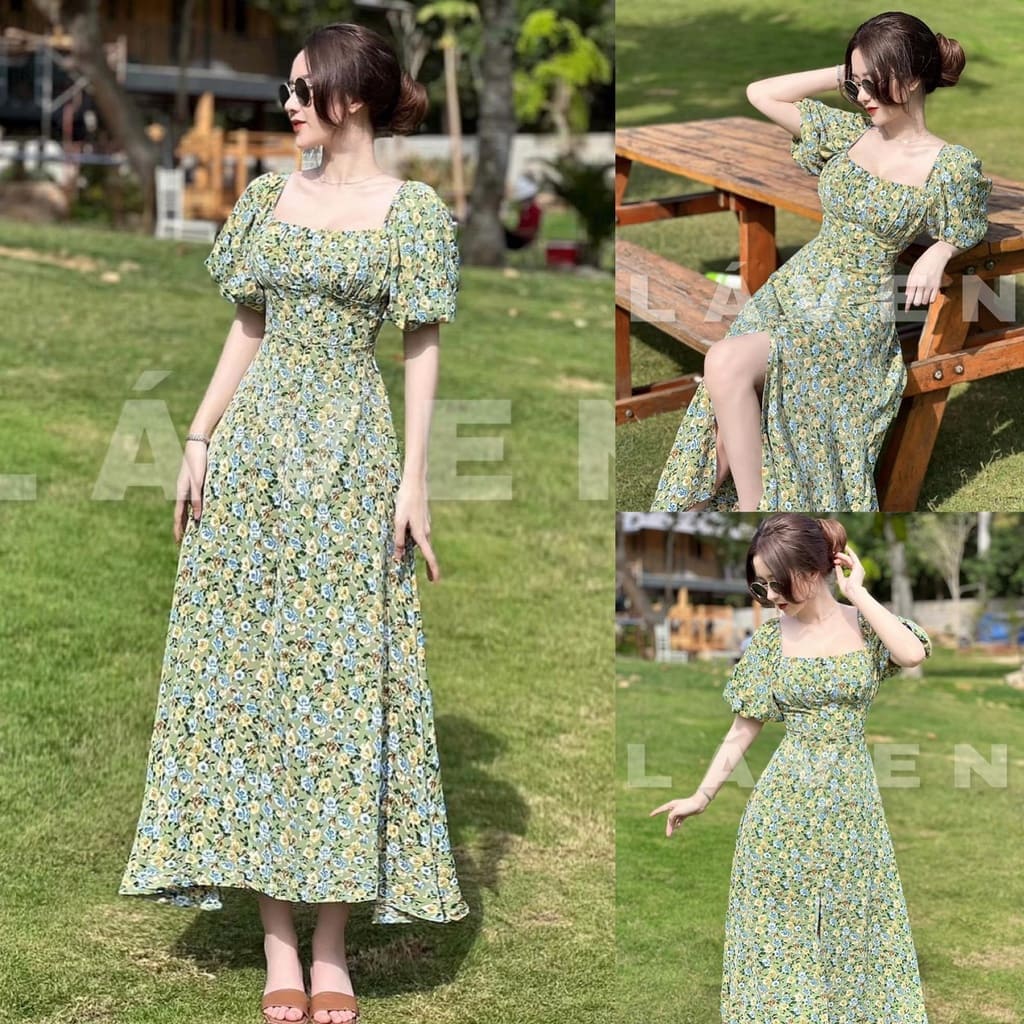 Váy Đi Biển Cho Người Vai To Che Khuyết Điểm, Tôn Vẻ Đẹp Nữ Tính 6 Kiểu Dáng Váy Đi Biển Hoàn Hảo Cho Người Vai To - Váy Tay Bồng