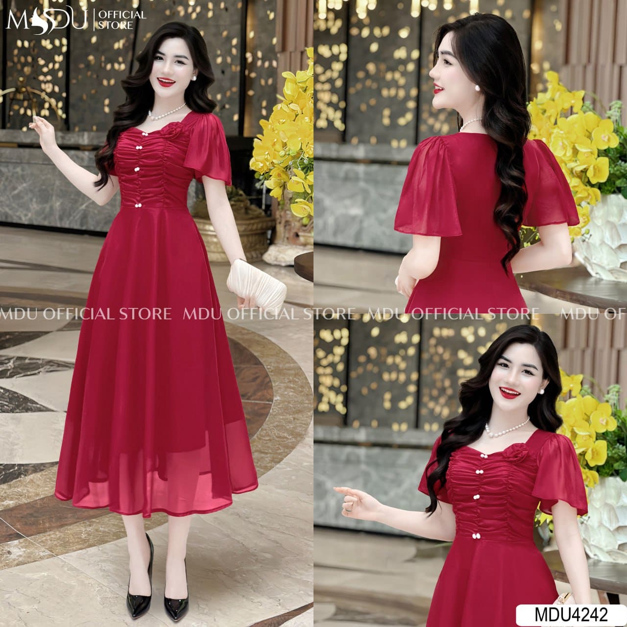 Hè Này Diện 5 Kiểu Váy Đi Biển Màu Đỏ Để Nổi Bật Hết Nấc 10 Chất liệu Váy Đi Biển Màu Đỏ