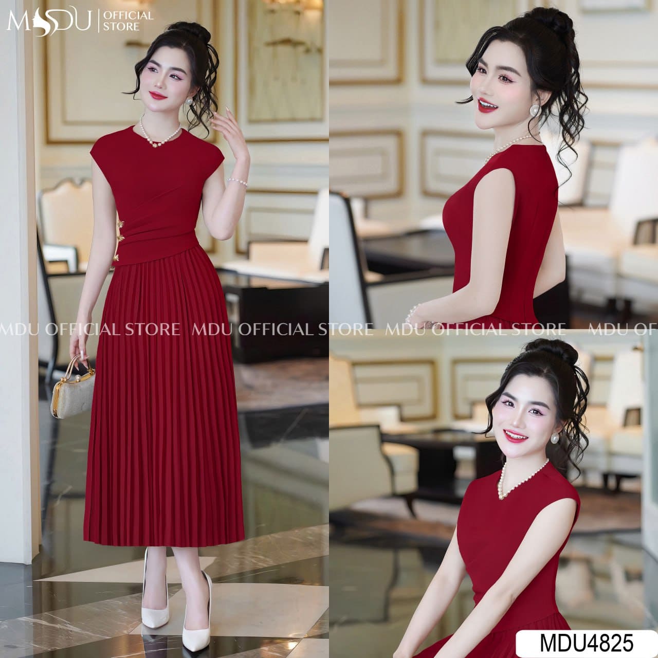 Hè Này Diện 5 Kiểu Váy Đi Biển Màu Đỏ Để Nổi Bật Hết Nấc 11 Chất liệu Váy Đi Biển Màu Đỏ
