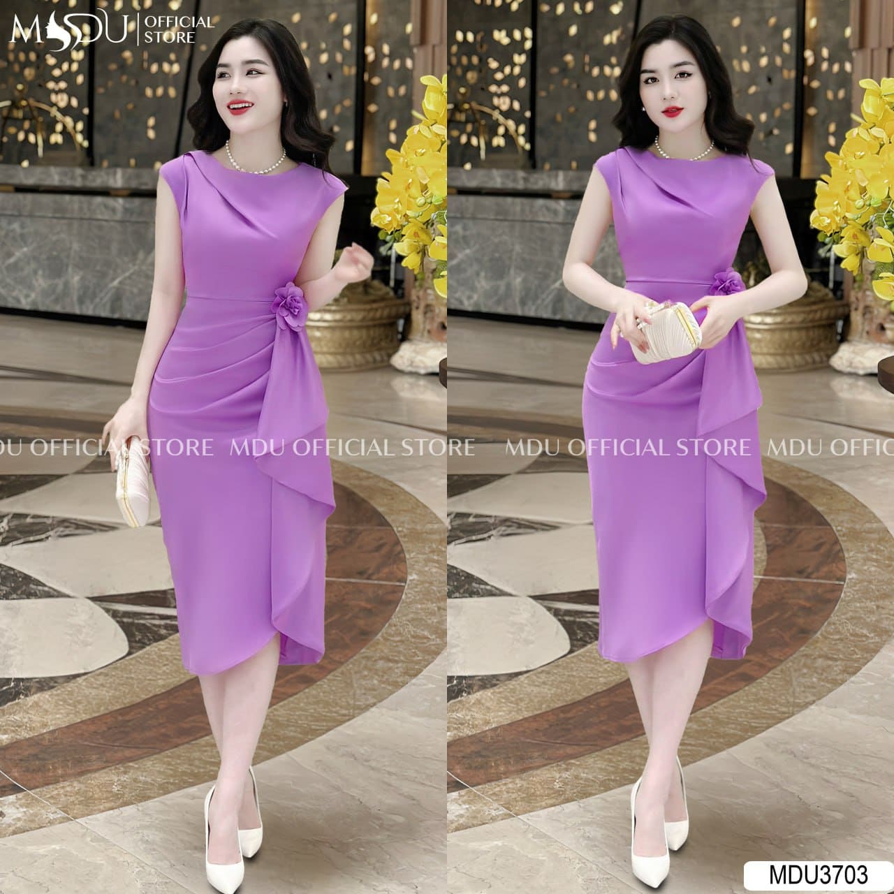 Top 10+ Mẫu Váy Đi Biển Màu Tím Không Thể Thiếu Cho Các Nàng 4 Các kiểu váy đi biển màu tím khiến bạn "yêu từ cái nhìn đầu tiên" - Váy lụa satin tím
