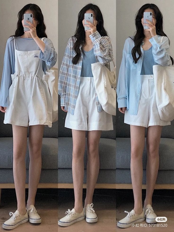 10 Mẫu Váy Đi Biển Màu Xanh Dương Đẹp Nhất Cho Chị Em Đi Du Lịch Biển 12 Cách phối đồ với váy đi biển màu xanh để nổi bật