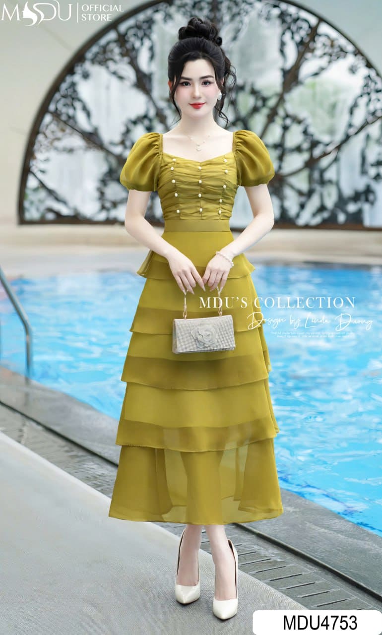 Cách Chọn Váy Maxi Cho Người Béo Bụng Hack Dáng Che Bụng Hiệu Quả 7 Top Mẫu Váy Maxi Đẹp Lung Linh Cho Người Béo Bụng - Váy Maxi Xếp Tầng