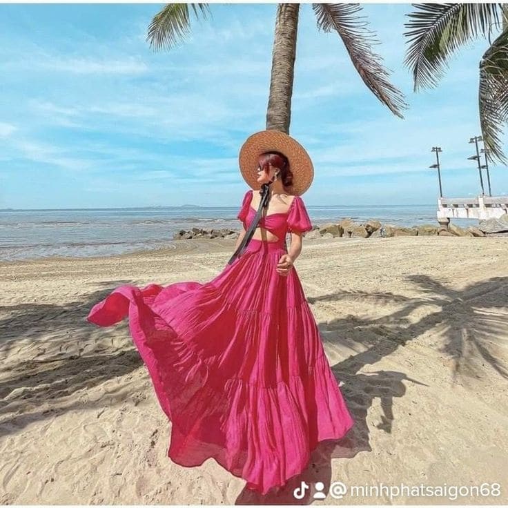 Học Ngay Cách Chọn Váy Maxi Đi Biển Cho Người Béo Để Che Bụng, Tôn Dáng 3 Vì Sao Váy Maxi Là Tình Yêu Đích Thực Của Người Béo?