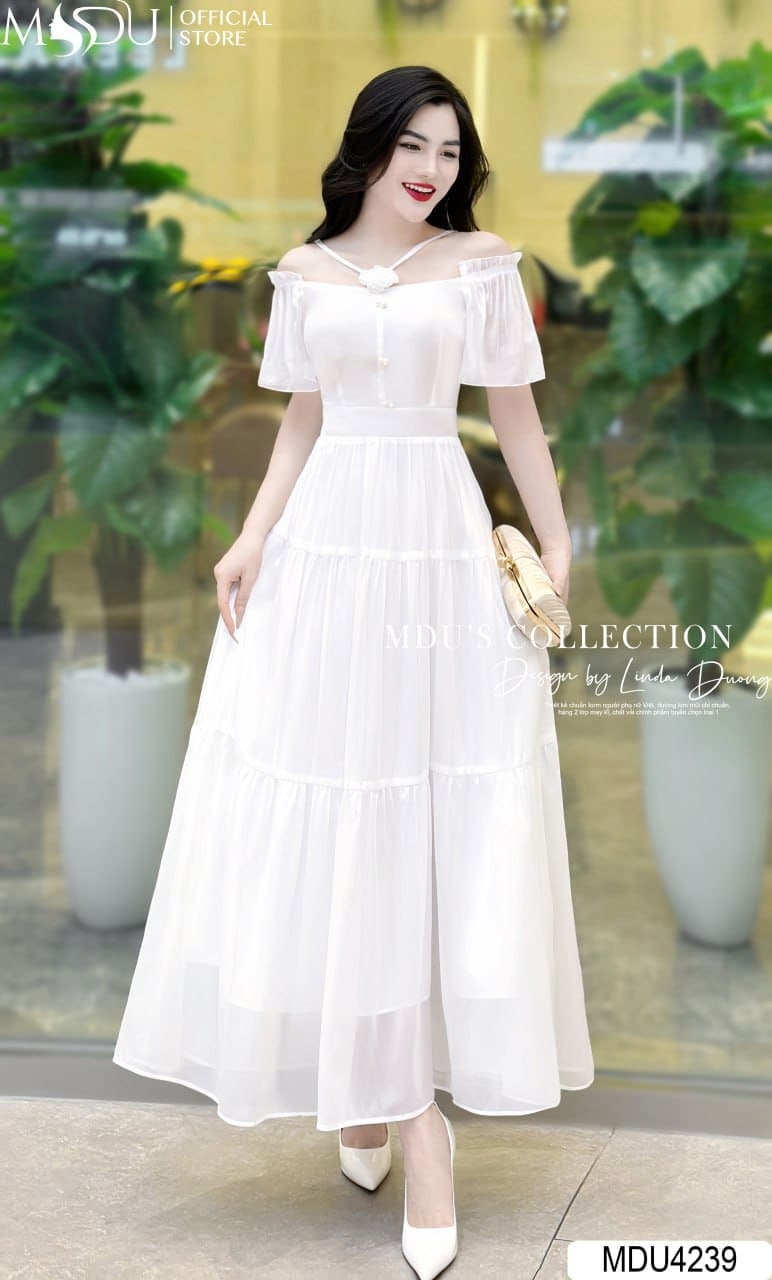Váy Maxi Đi Biển Màu Trắng, Phong Cách Nàng Thơ Trên Bãi Biển 18 Mẹo Chọn Váy Maxi Đi Biển Màu Trắng Theo Dáng Người
