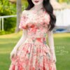 Váy Thiết Kế MDU4193 Trễ Vai Dáng Xòe Tông Pastel Thanh Lịch 9 vay thiet ke MDU4193 1 Mdu Fashion