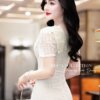 Váy Thiết Kế MDU4790 Dáng Xòe Dài Ren Dệt Kem Thanh Lịch 10 vay thiet ke MDU4790 2 Mdu Fashion