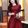 Váy Thiết Kế MDU4792 Dáng Suông Cổ Tròn Hoa Nổi Sang Trọng 9 vay thiet ke MDU4792 1 Mdu Fashion