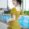 Váy Thiết Kế MDU4753 Ngực Nhún Ngọc Trai Tay Bồng Thanh Thoát 9 vay thiet ke mdu4753 s 1 Mdu Fashion