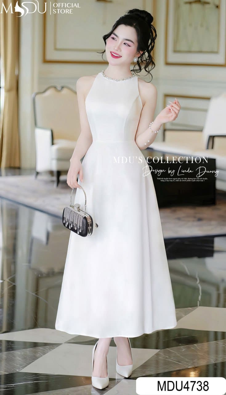 Hướng Dẫn Chọn Váy Trắng Đi Biển Cho Người Béo Tôn Dáng 6 Các kiểu váy trắng đi biển phù hợp với người béo -