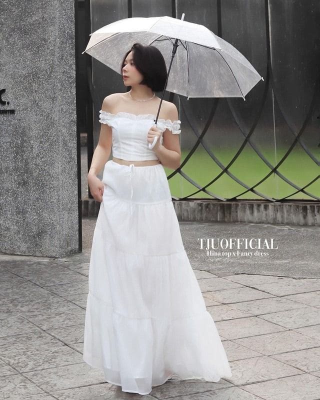 Hướng Dẫn Chọn Váy Trắng Đi Biển Cho Người Béo Tôn Dáng 9 Các kiểu váy trắng đi biển phù hợp với người béo -