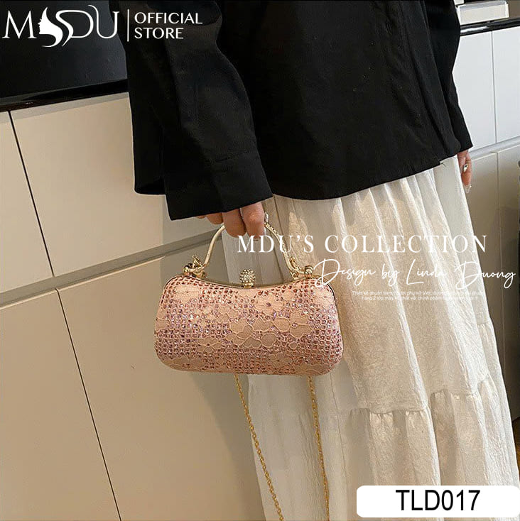 TLD017 – Ví Cầm Tay Đính Đá Lấp Lánh Tỏa Sáng Mọi Góc Nhìn 20 TLD017 – Phụ Kiện Hoàn Hảo Cho Phong Cách Dạ Tiệc Sang Trọng
