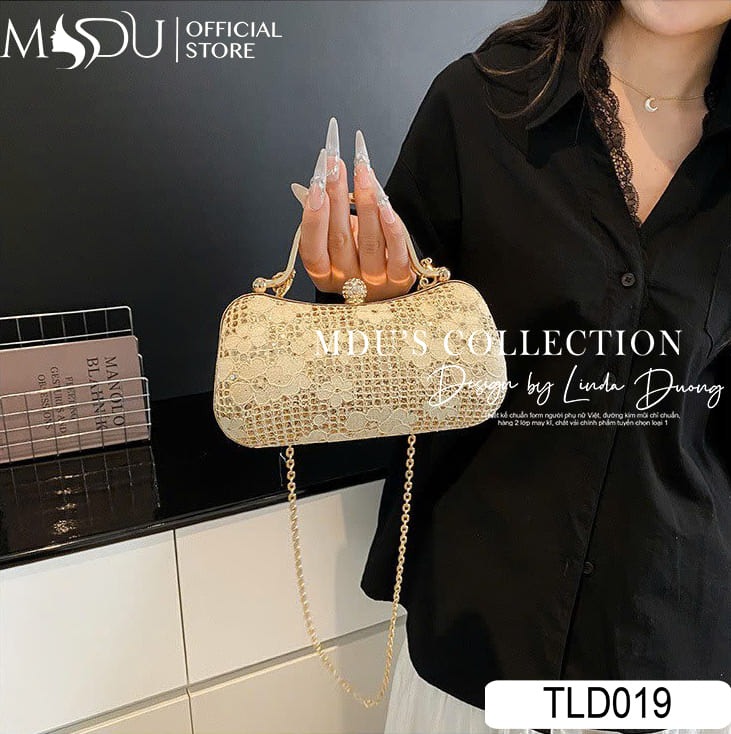 TLD019 – Ví Ren Vàng Ánh Kim Thanh Lịch Và Quyến Rũ 20 TLD019 – Điểm Nhấn Thời Trang Cho Quý Cô Hiện Đại