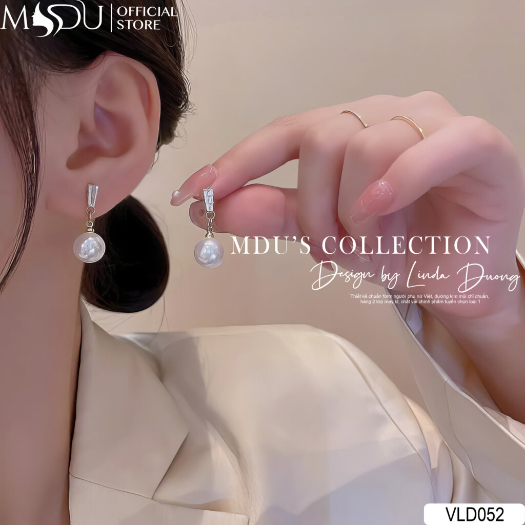 VLD052 – Hoa Tai Ngọc Trai Đính Đá Tối Giản, Nhẹ Nhàng Nhưng Sáng Giá 20 VLD052 – Tối Giản Nhẹ Nhàng, Tinh Tế Đủ Để Toả Sáng