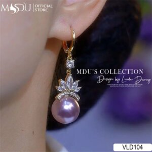 Tỏa Sáng Nét Nữ Tính Với Hoa Tai VLD104 Đẳng Cấp