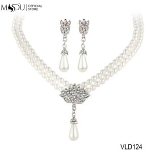 Phụ Kiện Ngọc Trai Pha Lê VLD124 Cho Phong Cách Quý Phái