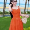 Váy Thiết Kế MDU3010 Váy Maxi Xòe Tầng Đũi Hàn Thanh Lịch 9 vay thiet ke MDU3010 1 Mdu Fashion