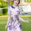 Váy Thiết Kế MDU4841 Hoa 3D Thủ Công Tơ Óng Ngọc Trai Thanh Lịch 9 vay thiet ke MDU4841 1 Mdu Fashion