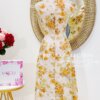 Váy Thiết Kế MDU4877 Hoa Vàng Cổ Lệch Vai Xòe Sang Trọng 12 vay thiet ke MDU4877 4 Mdu Fashion